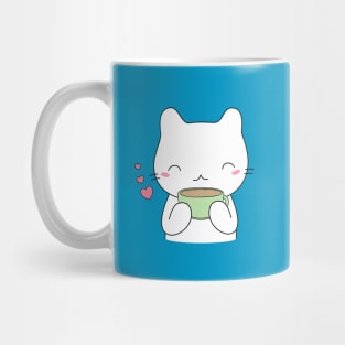 Cute Coffee Cat T-Shirt Mug